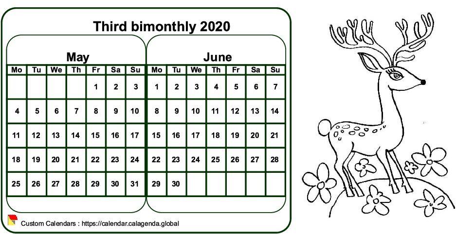 Coloriage : choix - code reduction - code promo Calendrier 2020 à